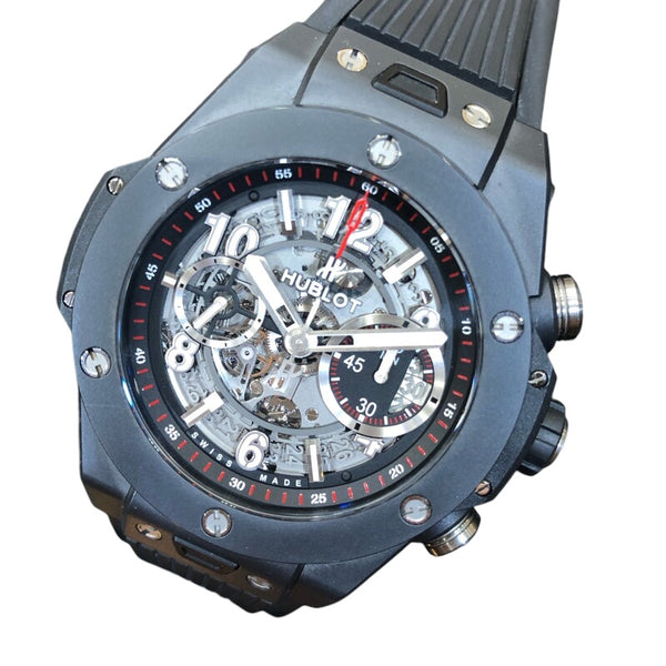 ウブロ HUBLOT ビッグ・バン ウニコ ブラックマジック 411.C1.1170.RX セラミック メンズ 腕時計