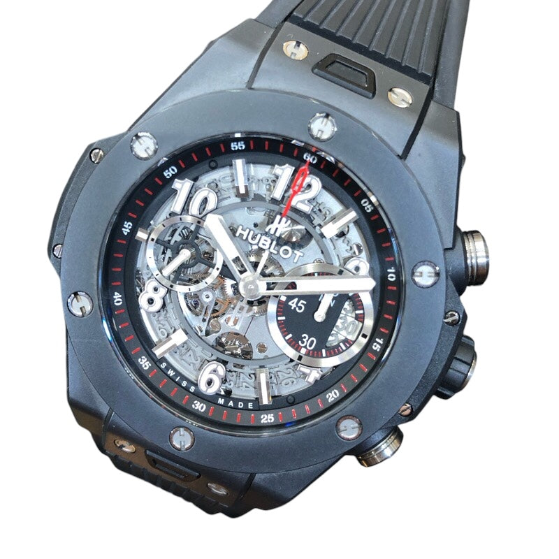 ウブロ HUBLOT ビッグ・バン ウニコ ブラックマジック 411.C1.1170.RX セラミック メンズ 腕時計