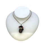 シャネル CHANEL ﾁｬｲﾅﾄﾞｰﾙﾈｯｸﾚｽ ブラック/SV金具 メタル/ライトストーン アクセサリー