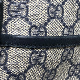グッチ GUCCI GGスプリーム ショルダーバッグ 388924 ベージュ×ネイビー PVC レディース ショルダーバッグ