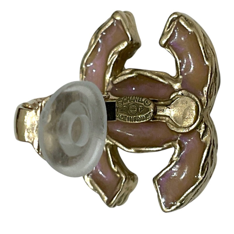 シャネル CHANEL ココマーク　イヤリング ホワイト メタル・レジン・パール ジュエリー