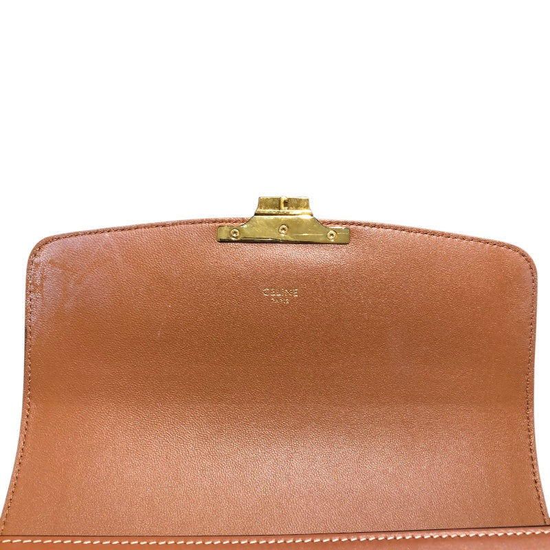 セリーヌ CELINE クラシック トリオンフバッグ 191242 ブラウン/タン トリオンフキャンバス・カーフスキン レディース ショルダーバッグ