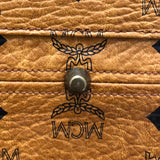 エム・シー・エム MCM ｽﾓｰﾙ ﾎﾞｽﾄﾝﾊﾞｯｸﾞ ﾌﾞﾗｳﾝ ｳﾞｨｾﾄｽｷｬﾝﾊﾞｽ レディース ボストンバッグ