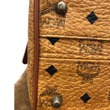 エム・シー・エム MCM ｽﾓｰﾙ ﾎﾞｽﾄﾝﾊﾞｯｸﾞ ﾌﾞﾗｳﾝ ｳﾞｨｾﾄｽｷｬﾝﾊﾞｽ レディース ボストンバッグ