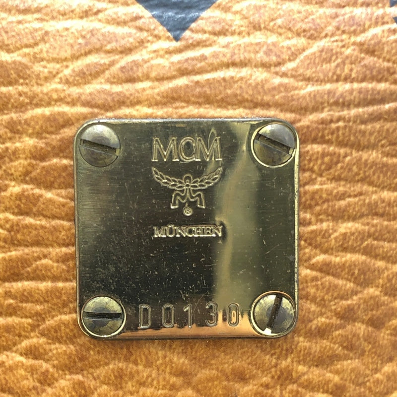 エム・シー・エム MCM ｽﾓｰﾙ ﾎﾞｽﾄﾝﾊﾞｯｸﾞ ﾌﾞﾗｳﾝ ｳﾞｨｾﾄｽｷｬﾝﾊﾞｽ レディース ボストンバッグ