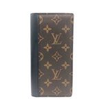 ルイ・ヴィトン LOUIS VUITTON ポルトフォイユ・ブラザ M69410 ブラック/ブラウン モノグラム・マカサー メンズ 長財布