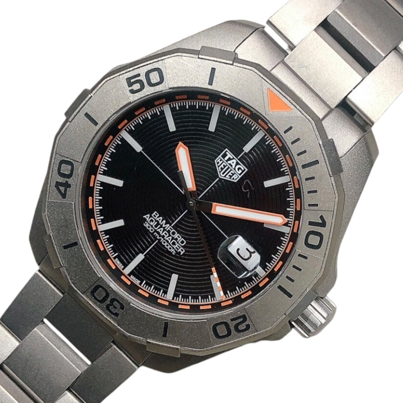 タグ・ホイヤー TAG HEUER アクアレーサー バンフォード リミテッドエディション WAY208F BF0638 チタン メンズ 腕時計