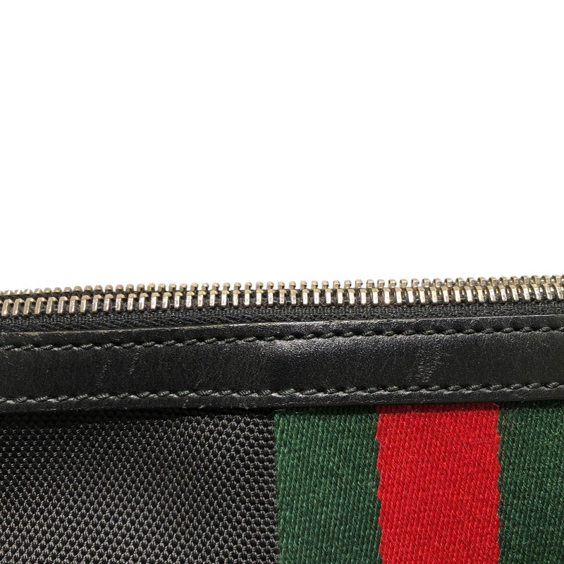 グッチ GUCCI シェリーラインショルダー 387111 ブラック ナイロン レディース ショルダーバッグ