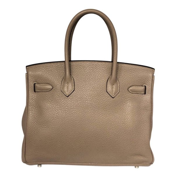 エルメス HERMES バーキン30 □N刻印 トゥルティエールグレー SV金具 トリヨン レディース ハンドバッグ