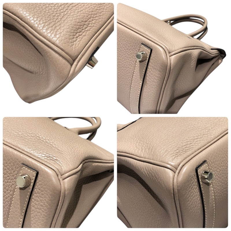 エルメス HERMES バーキン30 □N刻印 トゥルティエールグレー SV金具 トリヨン レディース ハンドバッグ