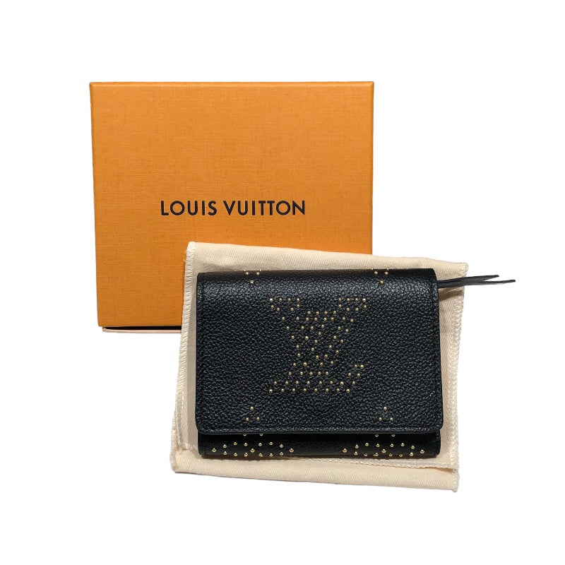 ルイ・ヴィトン LOUIS VUITTON ポルトフォイユ・ヴィクトリーヌ M82840 ブラック アンプラントスタッズ レディース 三つ折 |  中古ブランドリユースショップ OKURA(おお蔵)