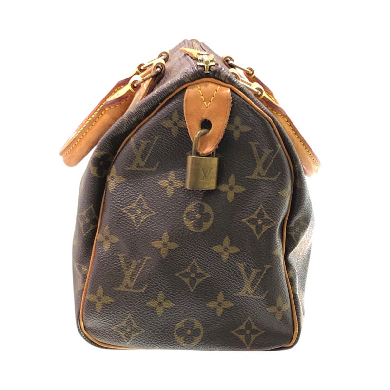 LOUIS VUITTON ハンドバッグ モノグラム スピーディ25 ブラウン 【公式