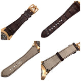 ハリーウィンストン HARRY WINSTON オーシャンバイレトログラード パーペチュアルカレンダーオートマティック42ｍｍ OCEAPC42RR001 グレー K18PG/革ベルト(アリゲーター) 自動巻き メンズ 腕時計