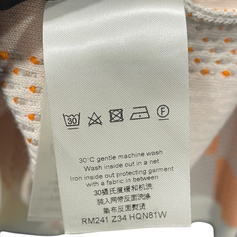 ルイ・ヴィトン LOUIS VUITTON ダミエ柄ニットセーター HQN81W オレンジ コットン メンズ セーター