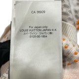 ルイ・ヴィトン LOUIS VUITTON ダミエ柄ニットセーター HQN81W オレンジ コットン メンズ セーター