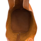 エルメス HERMES ピコタンロックMM Y刻印 ゴールド/SV金具 バレニアフォーブル レディース ハンドバッグ