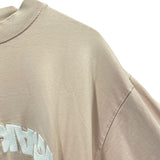 バレンシアガ BALENCIAGA ロゴ刺繍半袖Tシャツ 764235 ピンク コットン メンズ 半袖Ｔシャツ