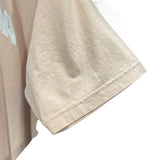 バレンシアガ BALENCIAGA ロゴ刺繍半袖Tシャツ 764235 ピンク コットン メンズ 半袖Ｔシャツ