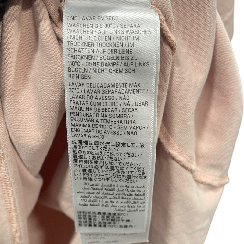 バレンシアガ BALENCIAGA ロゴ刺繍半袖Tシャツ 764235 ピンク コットン メンズ 半袖Ｔシャツ