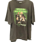 バレンシアガ BALENCIAGA SPEED HUNTERSプリント半袖Tシャツ ブラック コットン メンズ 半袖Ｔシャツ