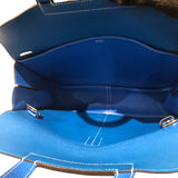 エルメス HERMES アルザン31 X ブルーイドラ　SV金具 トリヨン レディース ハンドバッグ