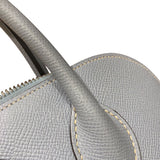 エルメス HERMES ボリード31 □Q刻 ブルーラン×シルバー金具 エプソン レディース ハンドバッグ