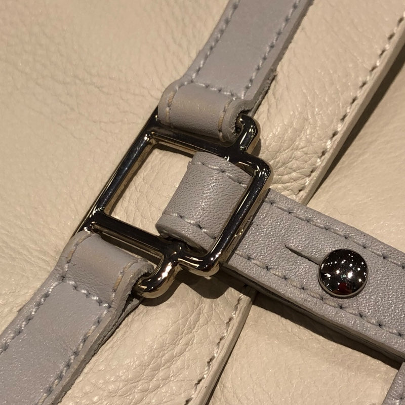 エルメス HERMES レザージャケット ホワイト レザー レディース その他アウター