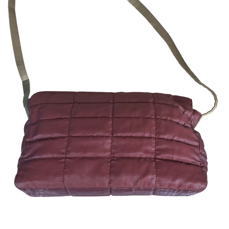 シャネル CHANEL チョコバーショルダーバッグ パープル ナイロン レディース ショルダーバッグ