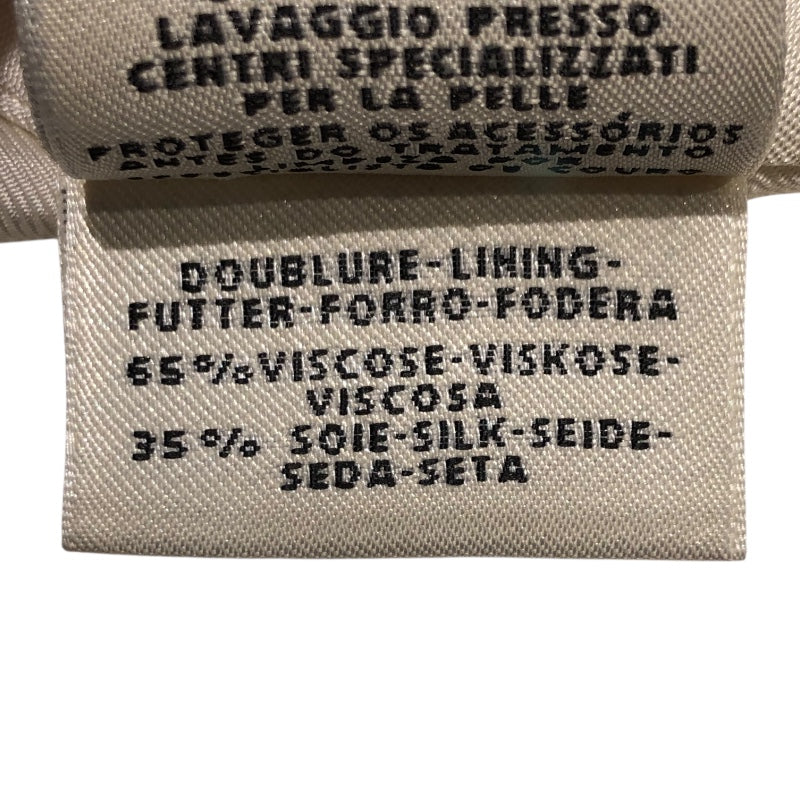 エルメス HERMES レザージャケット ホワイト レザー レディース その他アウター