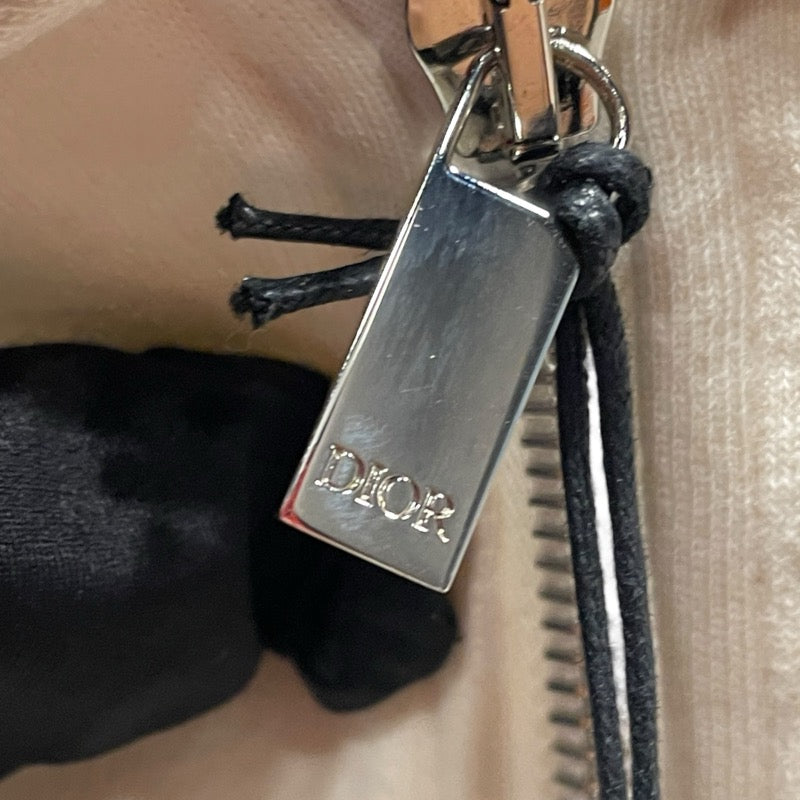 クリスチャン・ディオール Christian Dior ロゴ刺繍スウェットブルゾン 243J432A0802 クリーム コットン メンズ ブルゾン