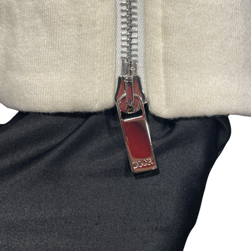 クリスチャン・ディオール Christian Dior ロゴ刺繍スウェットブルゾン 243J432A0802 クリーム コットン メンズ ブルゾン