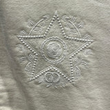 クリスチャン・ディオール Christian Dior ロゴ刺繍スウェットブルゾン 243J432A0802 クリーム コットン メンズ ブルゾン