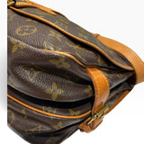 ルイ・ヴィトン LOUIS VUITTON ソミュール30 M42256 ブラウン モノグラムキャンバス レディース ショルダーバッグ