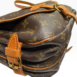 ルイ・ヴィトン LOUIS VUITTON ソミュール30 M42256 ブラウン モノグラムキャンバス レディース ショルダーバッグ