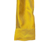 フェンディ FENDI マイクロロゴ総柄長袖シャツ FS0808 イエロー シルク メンズ 長袖シャツ