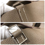 エルメス HERMES ピコタンロックMM Z刻印 エトゥープ×シルバー金具 トリヨンクレマンス レディース ハンドバッグ