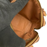 セリーヌ CELINE マカダムミニボストンバッグ ブラウン PVC レディース ハンドバッグ