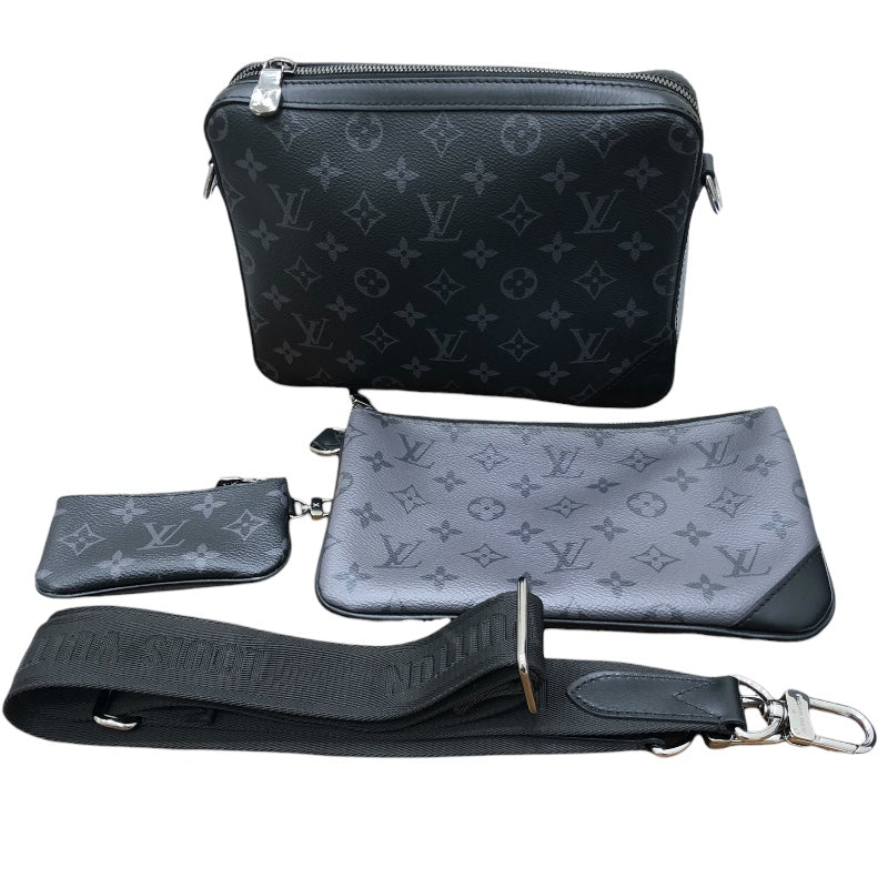 ルイ・ヴィトン LOUIS VUITTON トリオ・メッセンジャー N50017 ブラック ダミエ・グラフィット/3D メンズ ショルダーバッグ