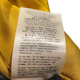 フェンディ FENDI マイクロロゴ総柄長袖シャツ FS0808 イエロー シルク メンズ 長袖シャツ