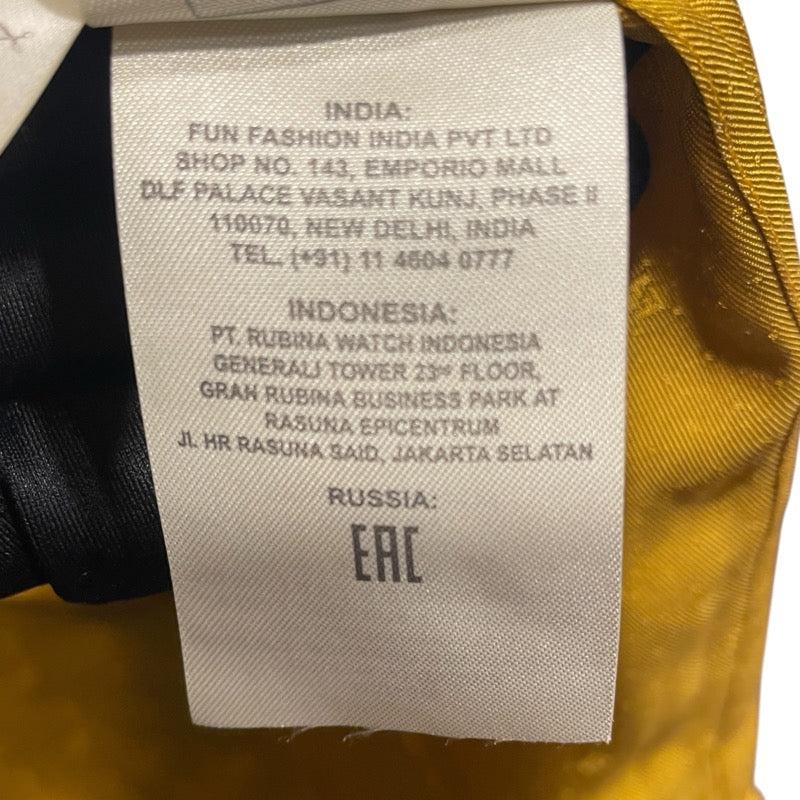 フェンディ FENDI マイクロロゴ総柄長袖シャツ FS0808 イエロー シルク メンズ 長袖シャツ