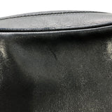 シャネル CHANEL ココマーク フリンジ ショルダーバッグ ブラック ラムスキン レディース ショルダーバッグ