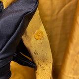 フェンディ FENDI マイクロロゴ総柄長袖シャツ FS0808 イエロー シルク メンズ 長袖シャツ