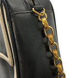シャネル CHANEL ココマーク フリンジ ショルダーバッグ ブラック ラムスキン レディース ショルダーバッグ