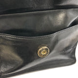シャネル CHANEL ココマーク フリンジ ショルダーバッグ ブラック ラムスキン レディース ショルダーバッグ