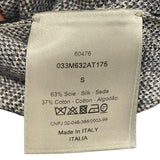 クリスチャン・ディオール Christian Dior x SHAWN STUSSY 総柄ニットTシャツ グレー シルク メンズ 半袖Ｔシャツ
