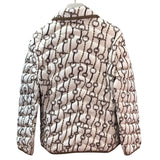 エルメス HERMES 総柄キルティングダウンジャケット ホワイト ナイロン レディース ダウンジャケット