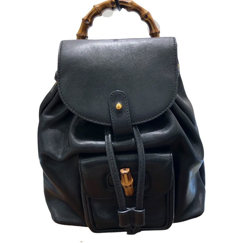 グッチ GUCCI バンブーバックパック 003･1705･0030 ブラック レディース リュック・デイパック