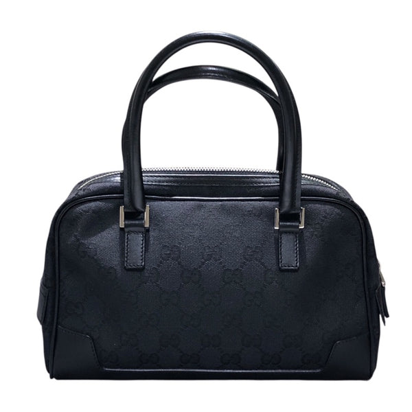 グッチ GUCCI GGキャンバス ハンドバッグ 0000852 ブラック GGキャンバス レディース ハンドバッグ