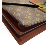 ルイ・ヴィトン LOUIS VUITTON コンコルド M51190 ブラウン モノグラムキャンバス レディース ハンドバッグ