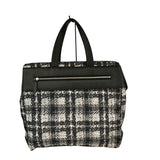 シャネル CHANEL ツイードプリントトートバッグ A66446 ブラック ナイロン レディース トートバッグ